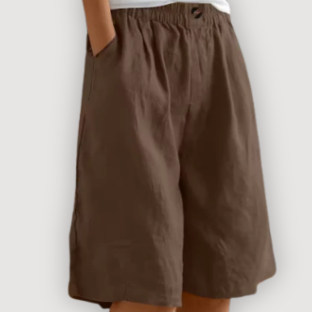 TESSA – RELAXED LINEN SHORTS